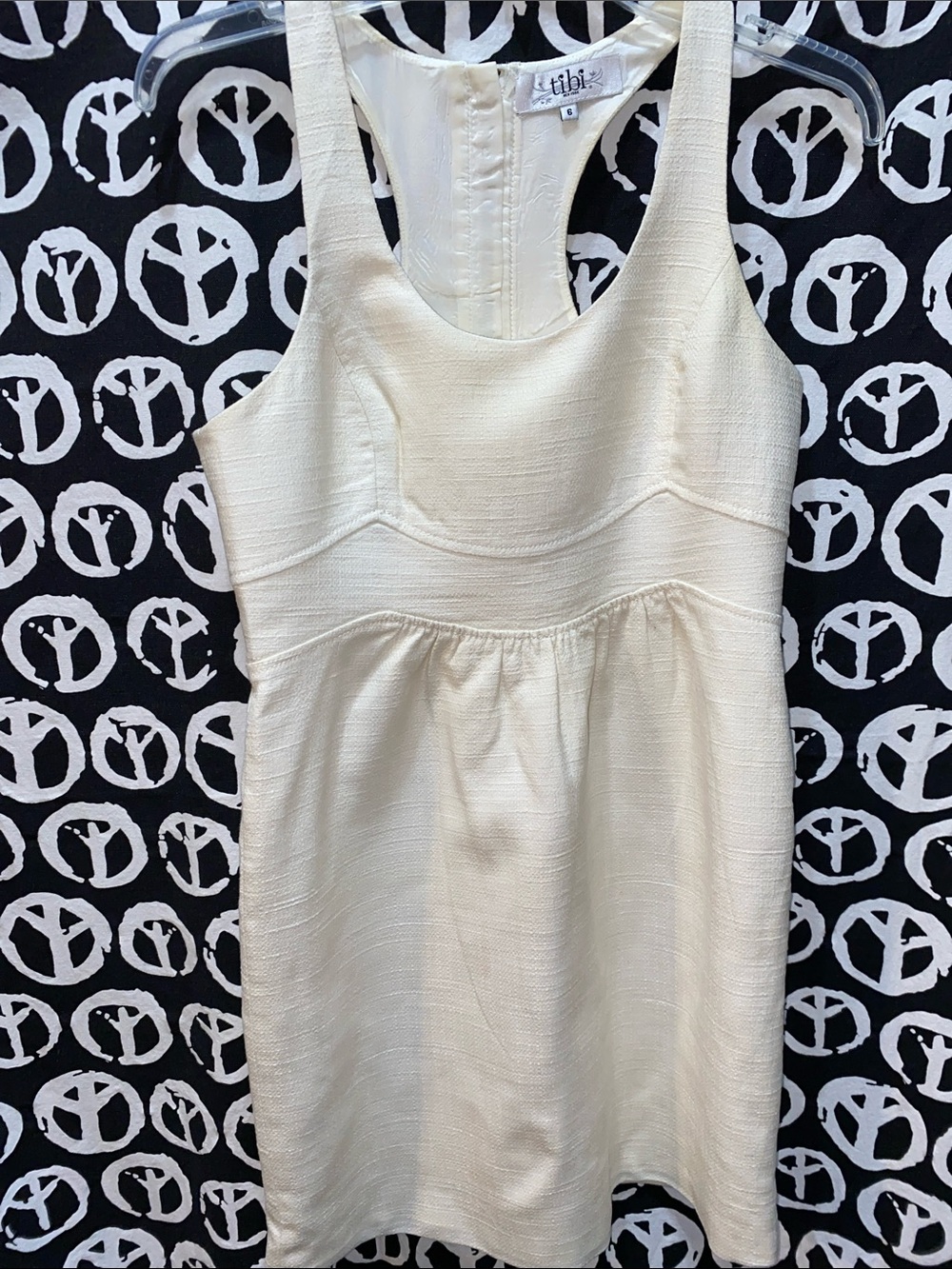 TIBI Dress Sleeveless Rear Zip/Snaps SZ 6